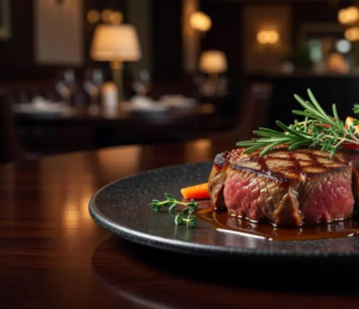Prémium steak elegáns tálalással a City Program Hub éttermében